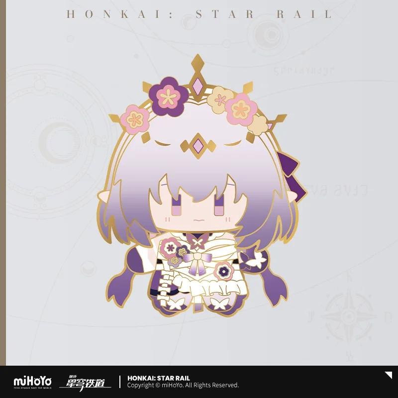 Sunsyea Honkai Star Rail officiële merchandise miHoYo originele Q-versie metalen badge Aventurine Acheron Dr. Verhouding Mydei Kafka
