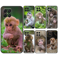Cute Baby Monkey Animal Case For Honor Magic 5 6 Pro 50 70 90 Lite X6 X7 X8 X9 X6a X7a X8a X9a X8b X9b Cover Funda