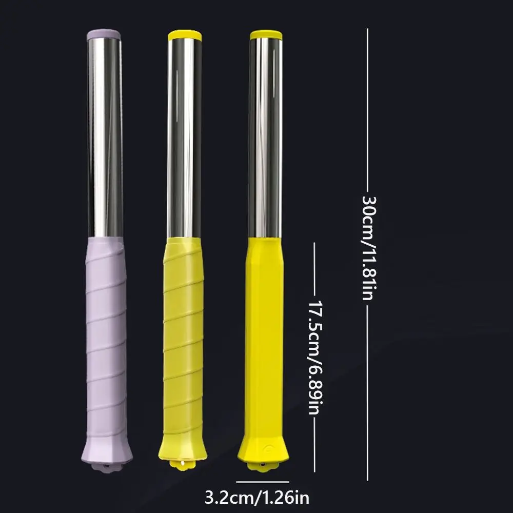 الأصفر الأرجواني مضرب كرة الريشة سوينغ المدرب ردود الفعل الصوت 304 الفولاذ المقاوم للصدأ قوة المعصم المدرب جهاز تصحيح الطاقة