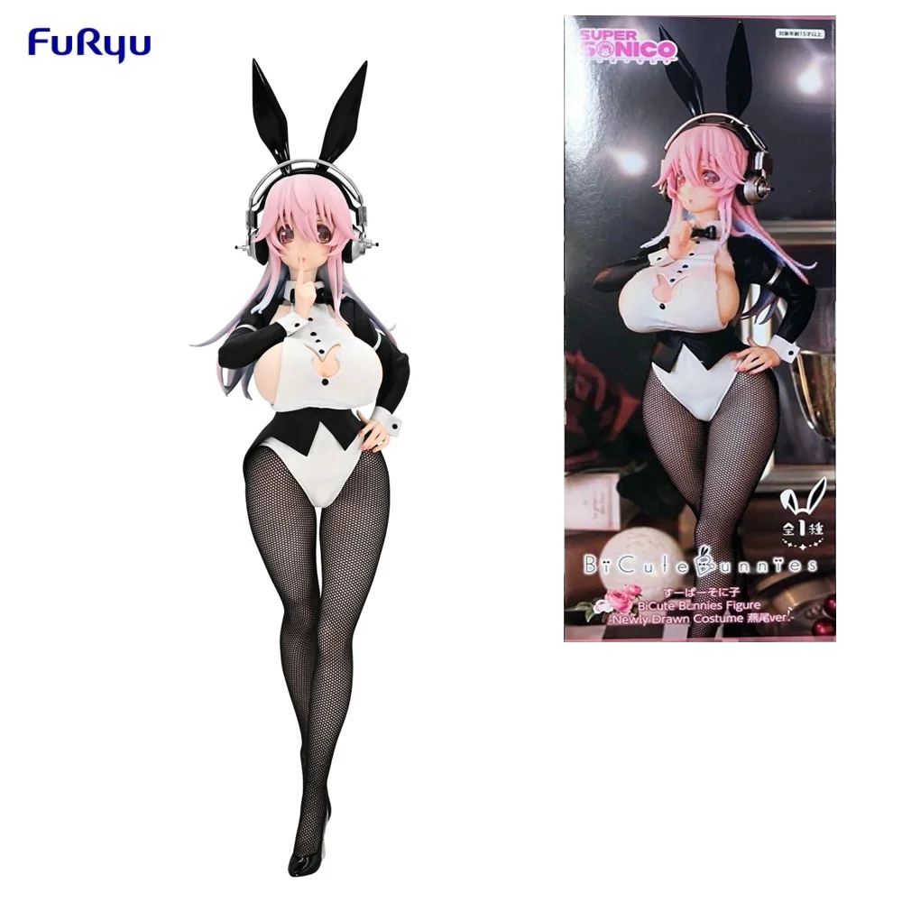 

Furyu Original SUPER SONICO BiCute Bunnies Newly Drawn Costume Anime Action Figure Toys For Boys Girls Children Birthday Gifts