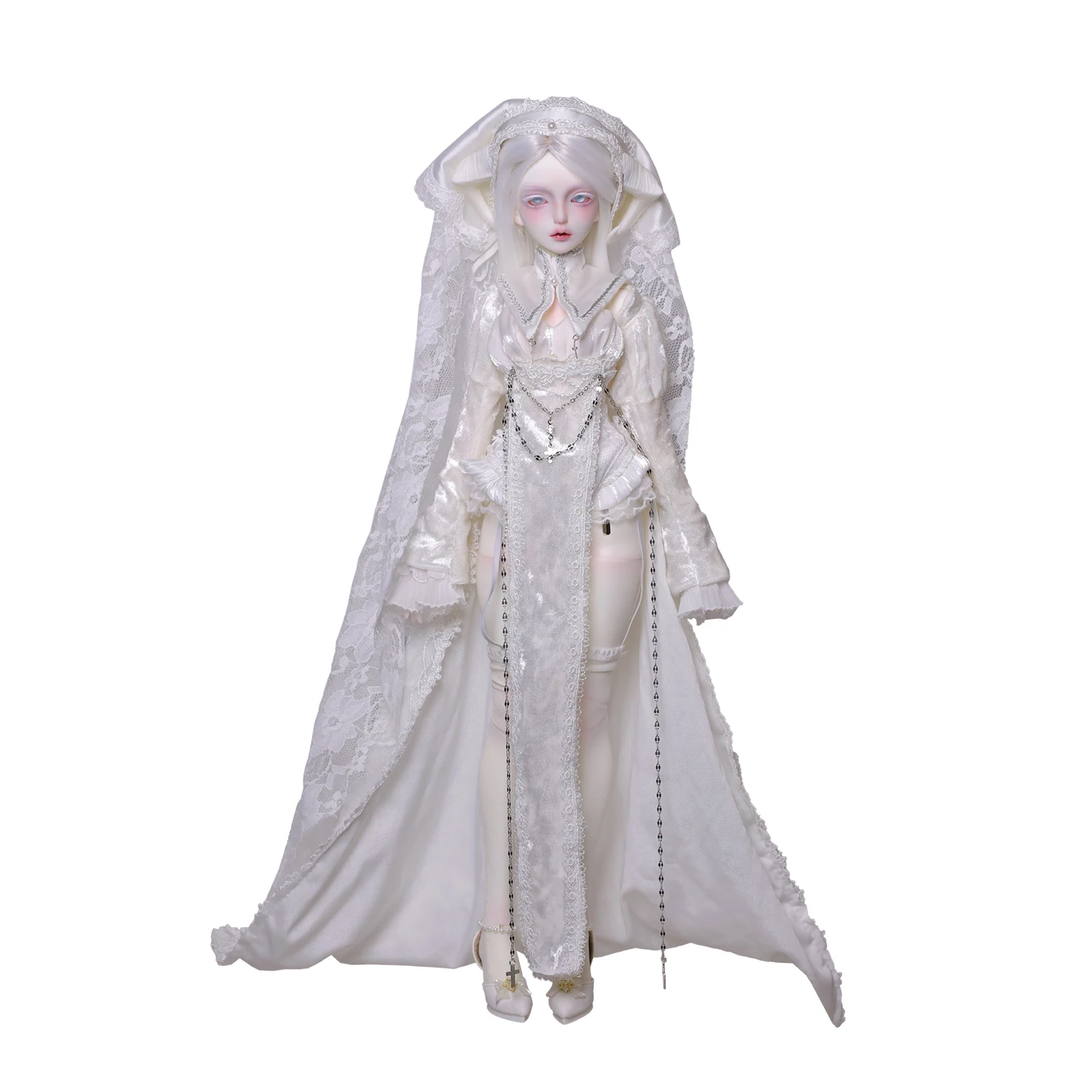 ตุ๊กตา BJD ขนาด 1/4 รุ่นซิลวี ซี ชุดครบเซ็ต ชุดแม่ทูนหัวเขาแพะปีศาจ พร้อมวิกผม ตุ๊กตาอนิเมะแท้ ชูก้า แฟรี่ งานแฮนด์เมด