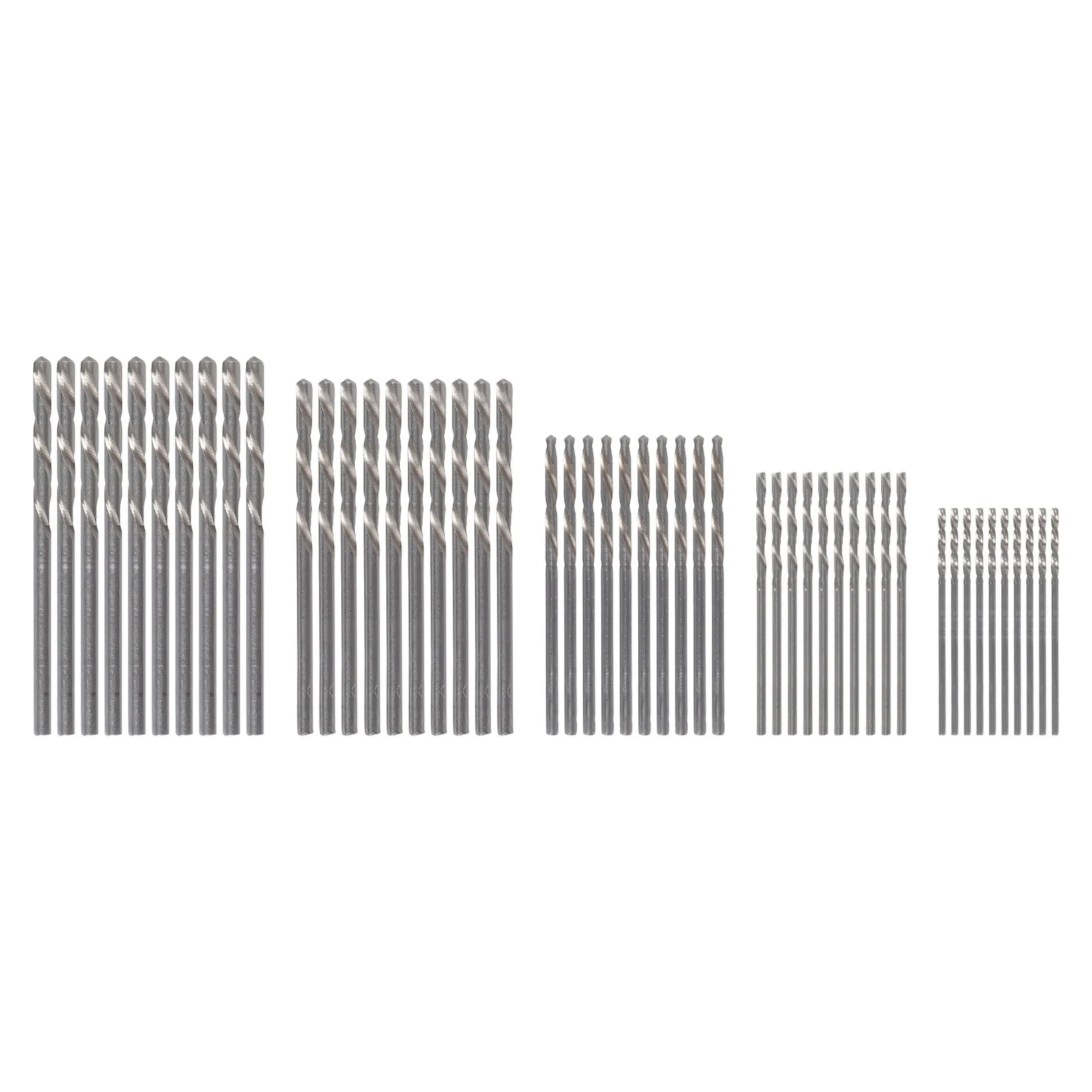 Conjunto de brocas de 5060 peças HSS para acessórios de broca de metal para perfuração inclui vários tamanhos para vários materiais