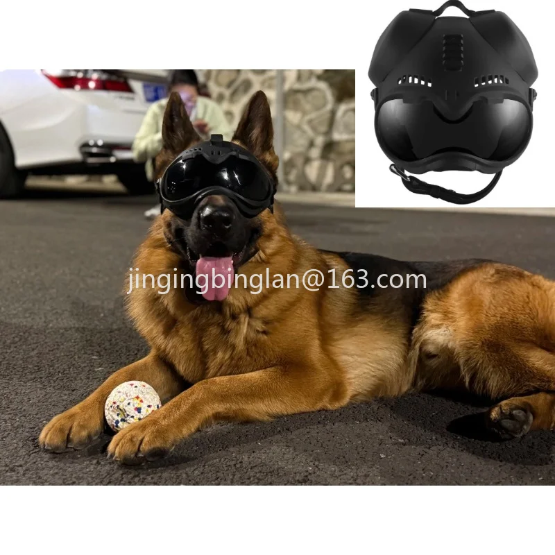 Factory direct sales of K9 film and television shooting props, dog goggles, helmets