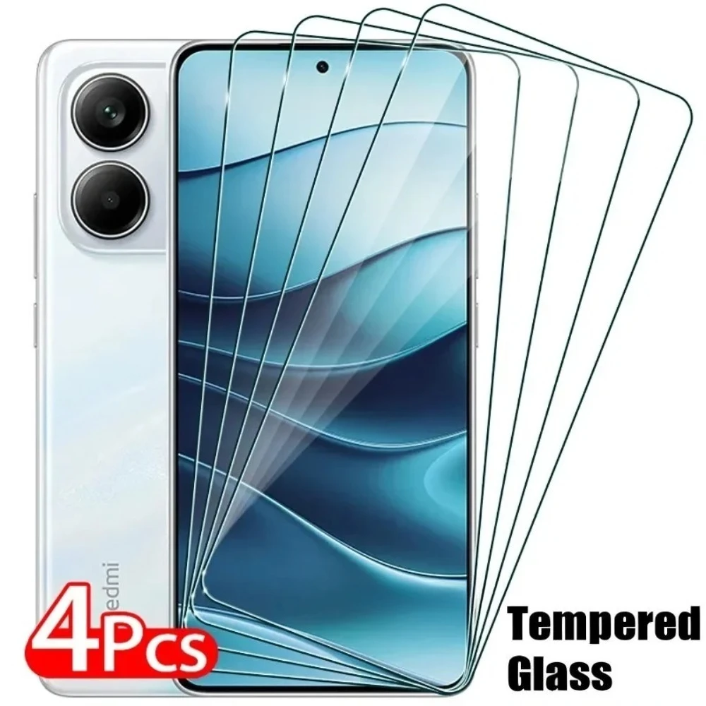 

4 шт. HD прозрачное закаленное стекло для Redmi Note 14 5G 13 12 11 Pro 14S 12S 10T Защитная пленка для экрана Redmi 14C 13C 13 12C 10A 9A 9T