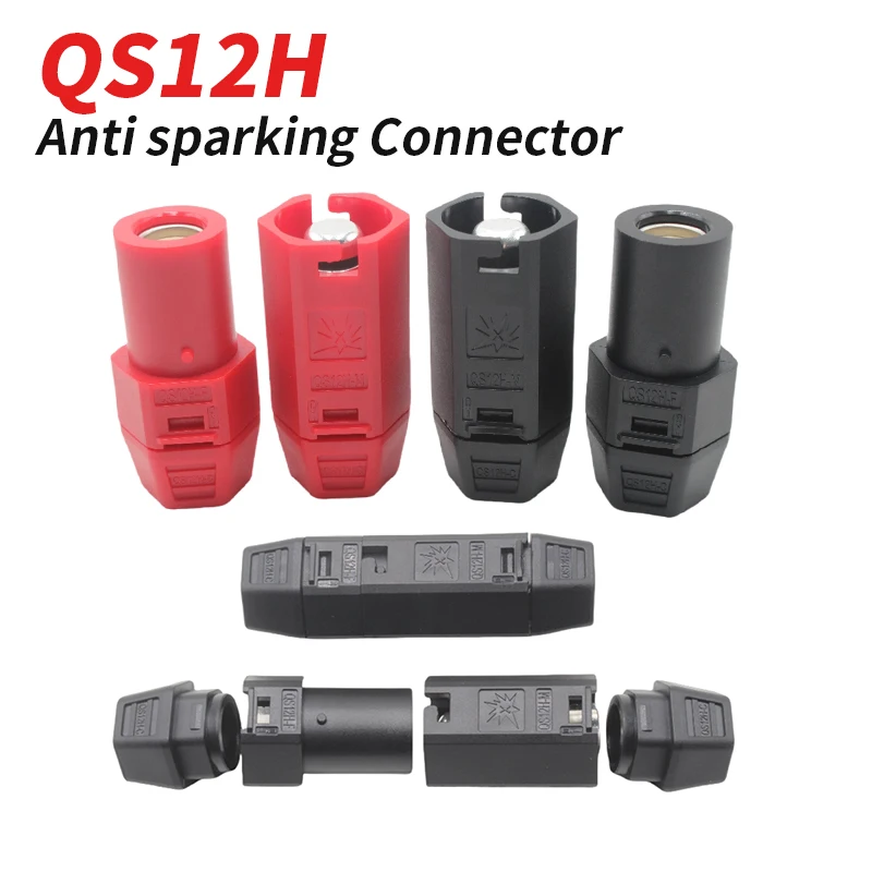 

60A-250A QS8H QS10H QS12H Anti sparking Lithium Battery Terminal High Current Aircraft Model Connector 320A Silver-plated Plug