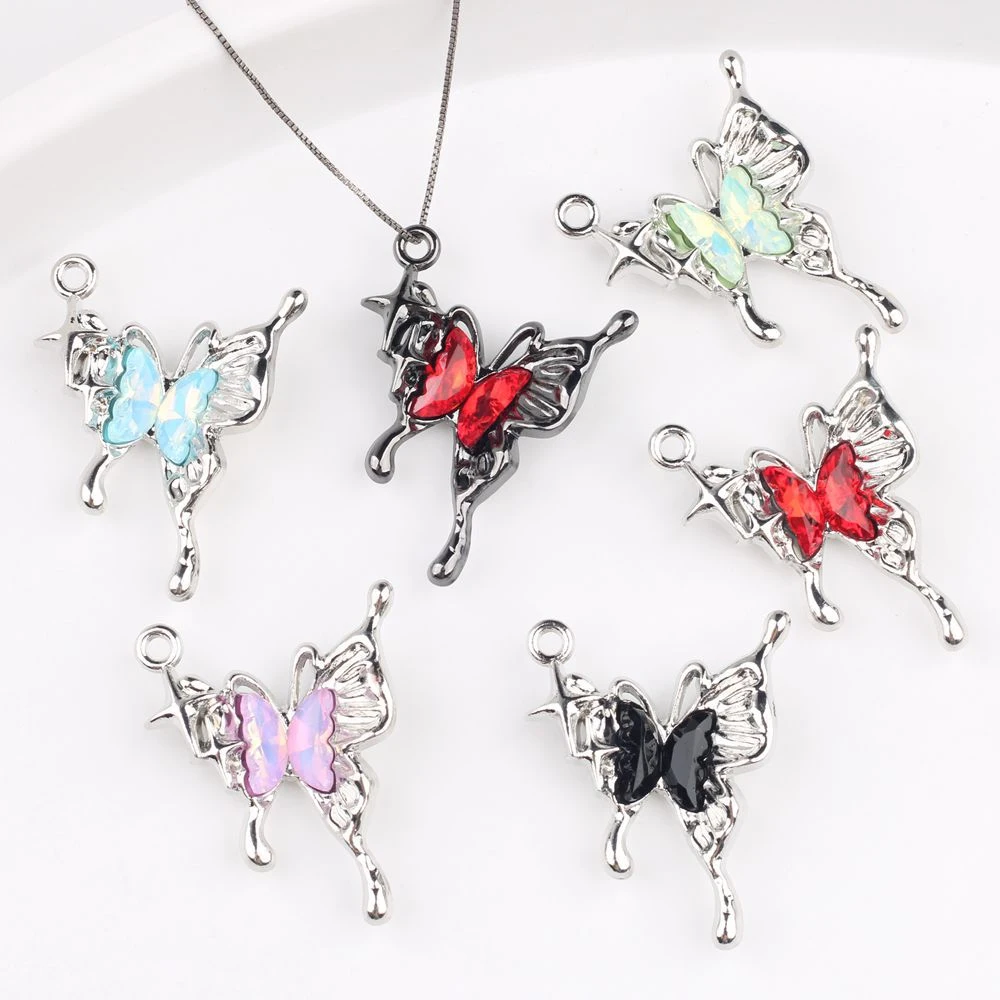 

10pcs Fashion Butterfly Star Shape Pendant DIY Handmade Jewelry Making Accessories Earrings Necklace Bracelet Ornament Craft
