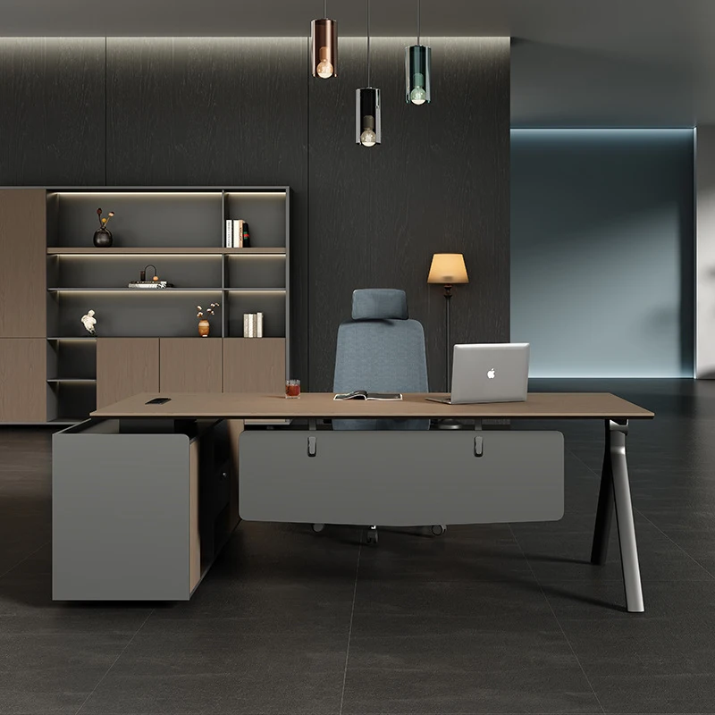 Simple Stylish And Chair, Modern Manager , Contemporary Supervisor , Small Office Desk