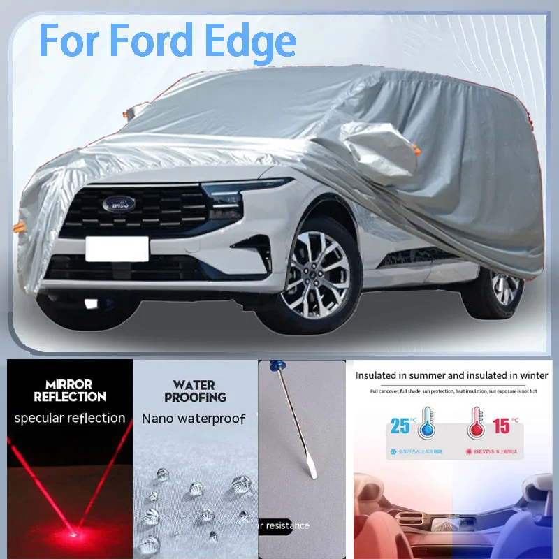 

For Ford Edge Full Car cover with UV protection and Winter Insulation roles,Rainproof,Snowproof Ati-frost properties.