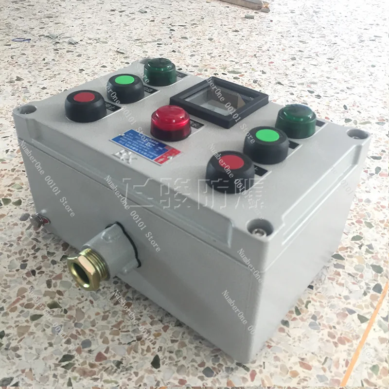 Explosion-Proof Operation Column Ammeter 2 Lights 2 Buttons Control Box