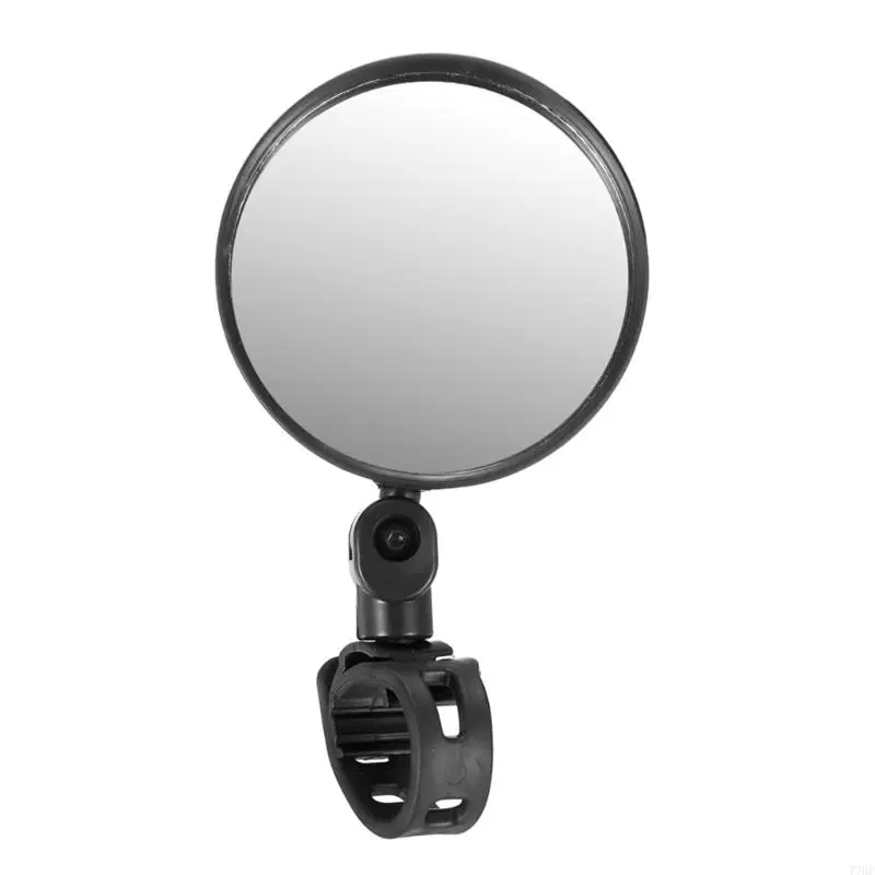 77HF Universal ABS Bike Handlebar Side Mirror With Adjustable Mounting System For Clear Road Observation