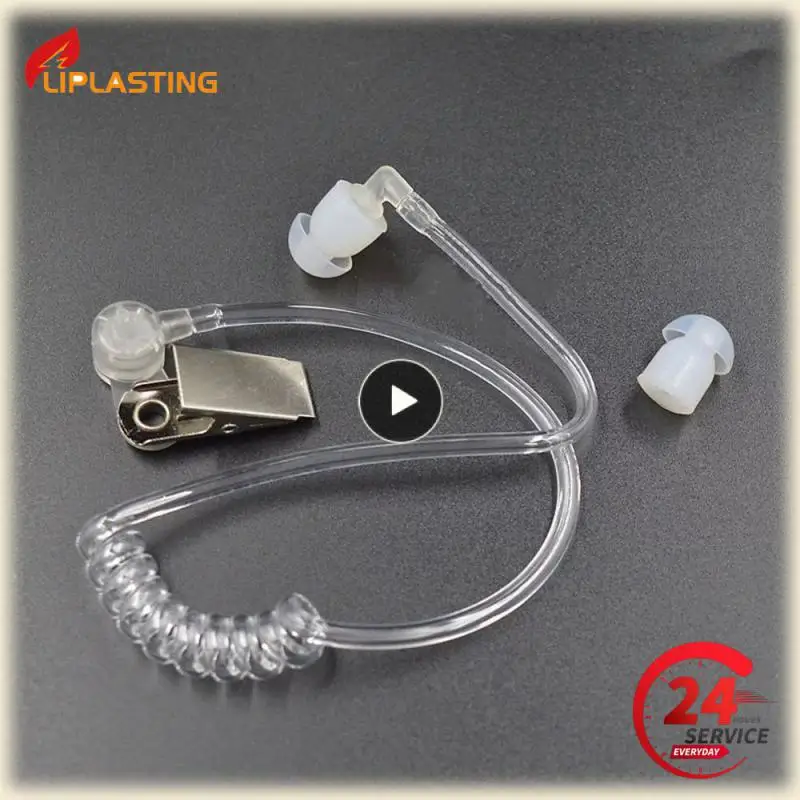 Conduit Headphone Accessories Transparent Color Easy To Install Telescopic Coil Wide Compatibility Anti-pull Headphone Cable