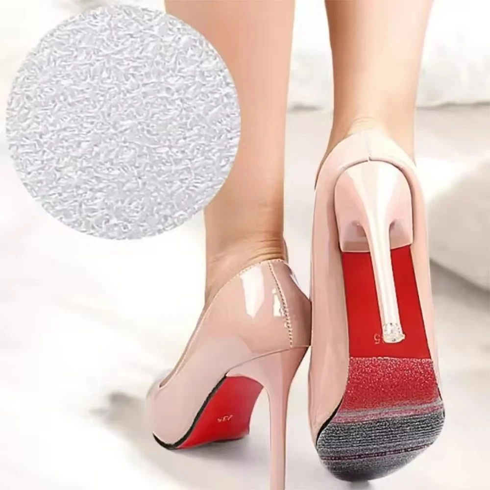 Anti-Slip Sole Stickers for Women's High Heels Wear-Resistant Shoes Outsole Protectors Noise Reduction Self-Adhesive Shoe Pads