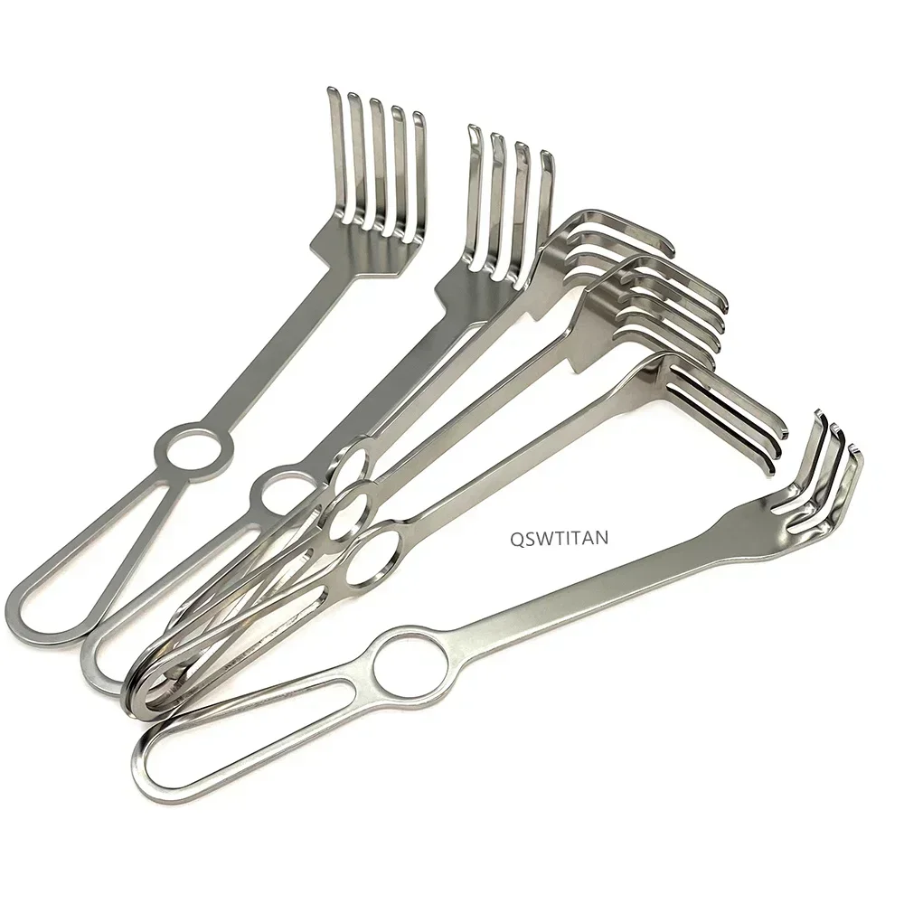 

1pcs Deep Retractor Muscle Hook 3 4 5 Claws Skin Pull Hook Stainless steel pet Orthopedics Instruments
