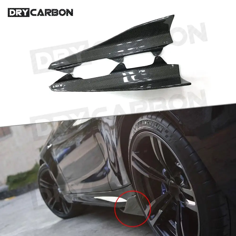 

Dry Carbon Fiber Side Skirts Splitters Cupwings Winglets for BMW 2 Series F87 M2 M2C Competition 2016 - 2020 Canards Apron