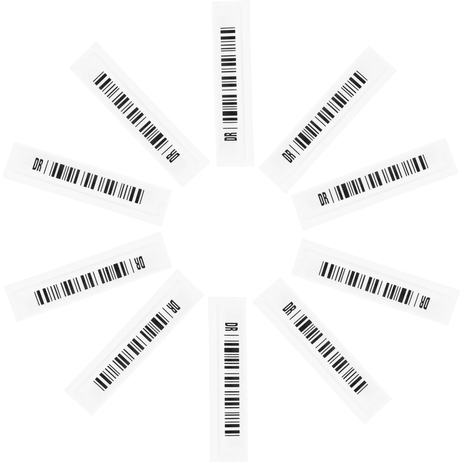 108 قطعة ملصقات خفيفة الوزن مضادة للسرقة تصميم بسيط ملصقات سلع السوبر ماركت ملصقات مضادة للسرقة #2