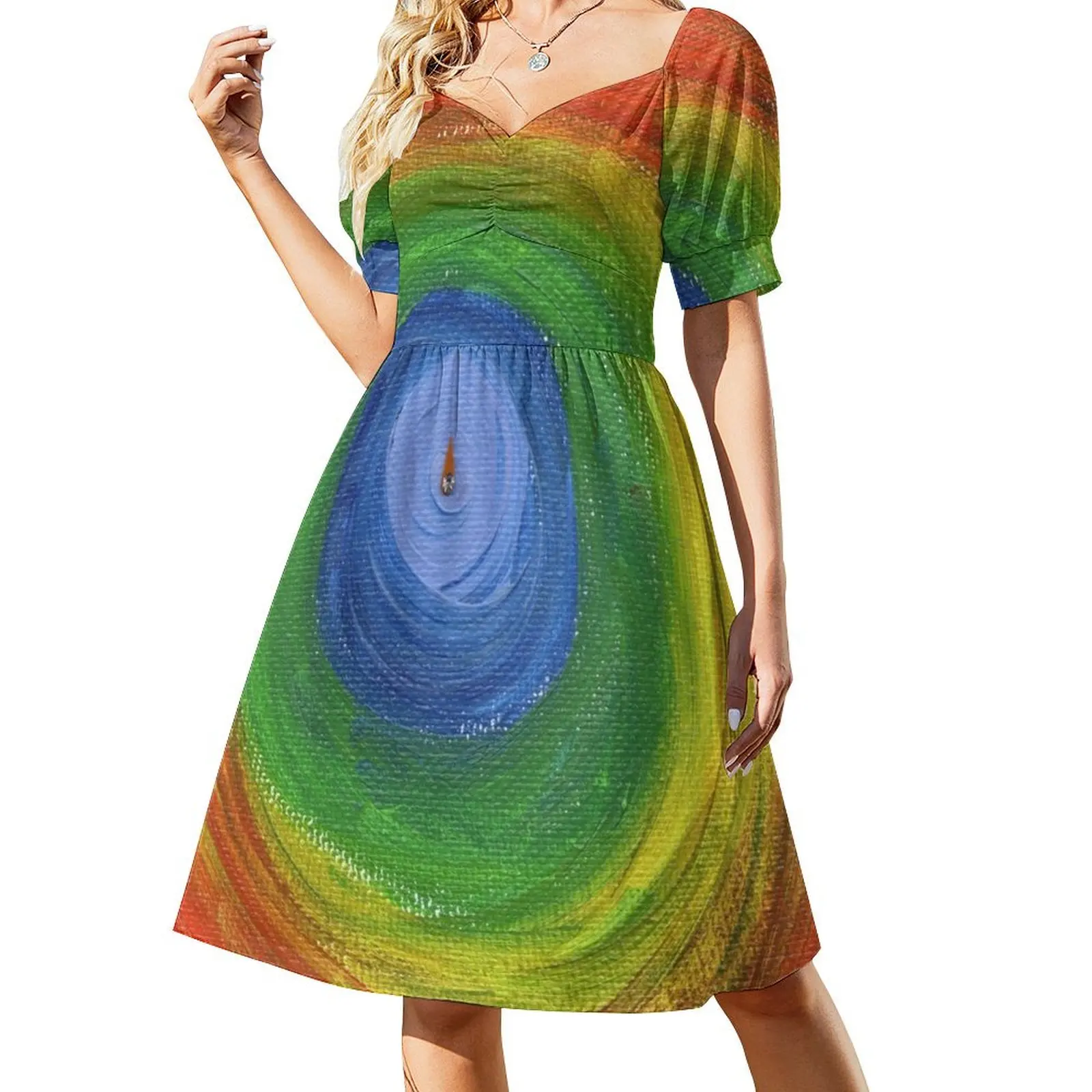 

I Am Cosmic Short Sleeved Dress summer women's dress 2025 Party dresses for women Dress