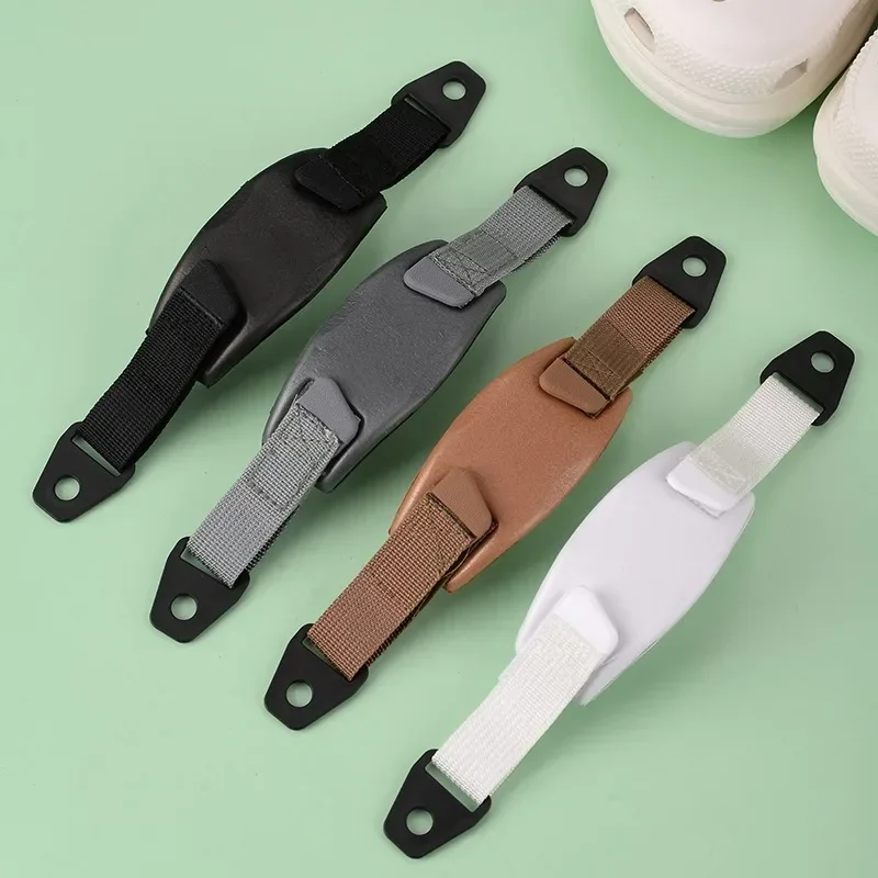 

Hot sales Hole Shoes Accessory Design Lace canvas Velcro design with garden strap at the back, detachable shoes Adjustable