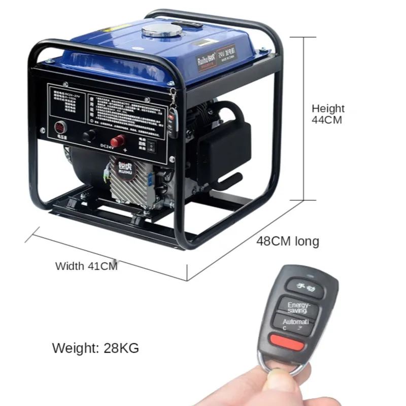 Imagem -02 - Intelligent Inverter Estacionamento ar Condicionado Gerador Gasolina Diesel 24v 4kw ar Condicionado do Caminhão Gerador de Bateria