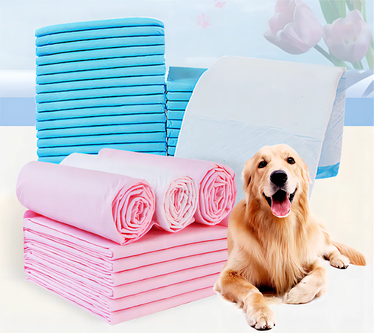 Hot Sale Training Type Disposable Urine Absorbent Pee Dog Puppy Pet Under Pads