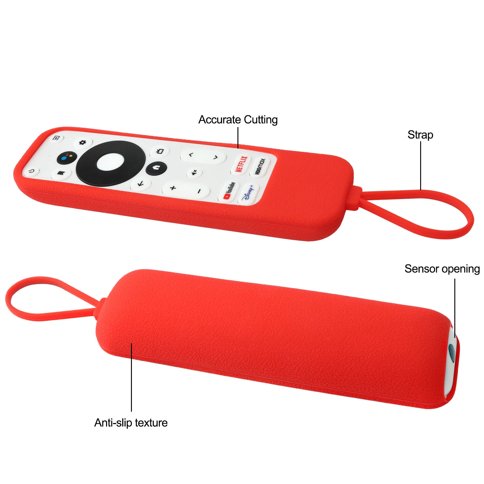 Silicone Case Fit for ONLY for Onn Android TV 4K UHD Stick TV Box 100024646 100026240 Protective Sheath Cover Anti-Slip ﻿