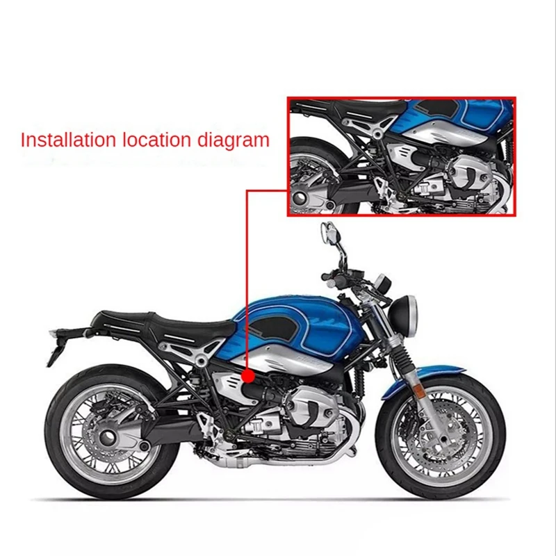 Motorcycle Carbon Fiber Side Cover Fairing Protector Heat Insulation Replacement Spare Parts For BMW R NINE T RNINET 2016 - 2022