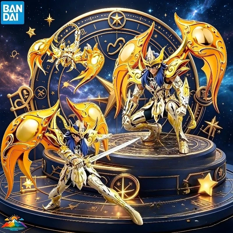 

【IN STOCK 】Original BANDAI Saint Cloth Myth EX Scorpio Milo Soul of Gold in Stock Anime Action Collection Figures Model Toys