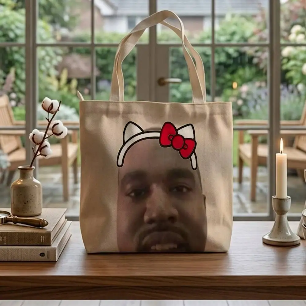 YE West BULLY Kanye  Storage Bags Waterproof Canvas bags suitable for going to class, shopping, gifts, and commuting