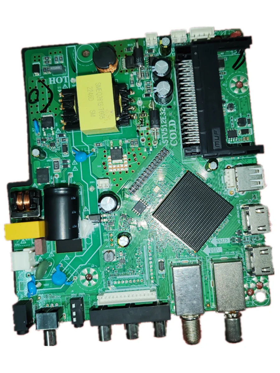 STV512E32 LED tre in una scheda madre TV, foto fisica, testata bene per 55 -- 85V 300ma 25w