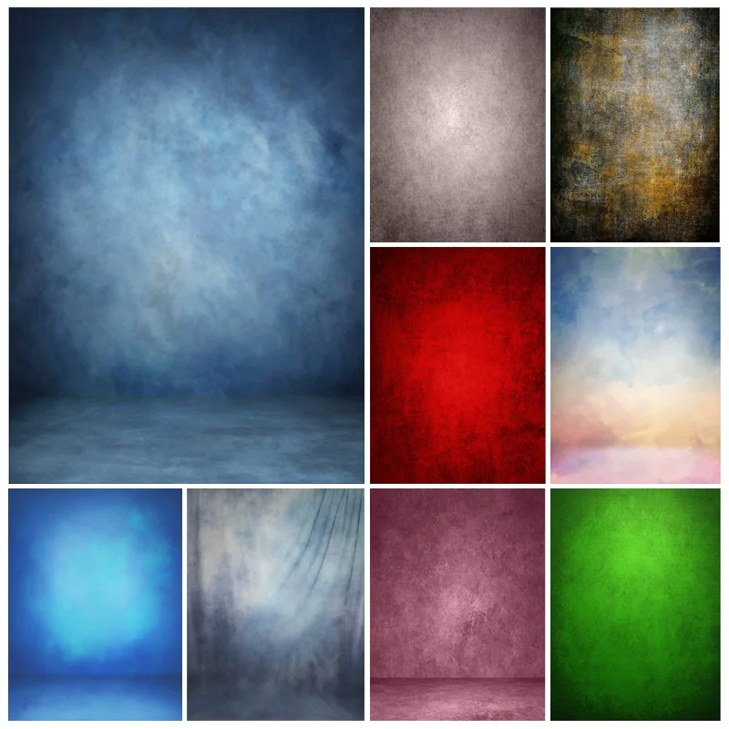 

Solid Color Gradient Vintage Photography Background Wedding Newborn Baby Portrait Backdrops For Photo Studio Props XRM-04