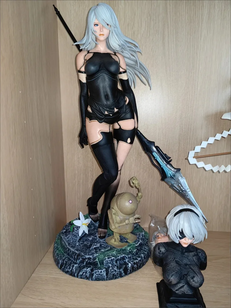 48cm Play Arts Kai Nier:Automata 2 Type B 2b Action Figure Deluxe Edition Movable Pvc Figure Model Toys Joint Movable Doll Gift