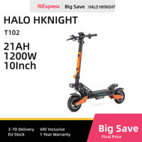 Halo Knight T102 Powerful Electric Scooter Adult Professional 45KM/H Fast E Scooter 1200W Off Road Dual Motor EScooter Cheap