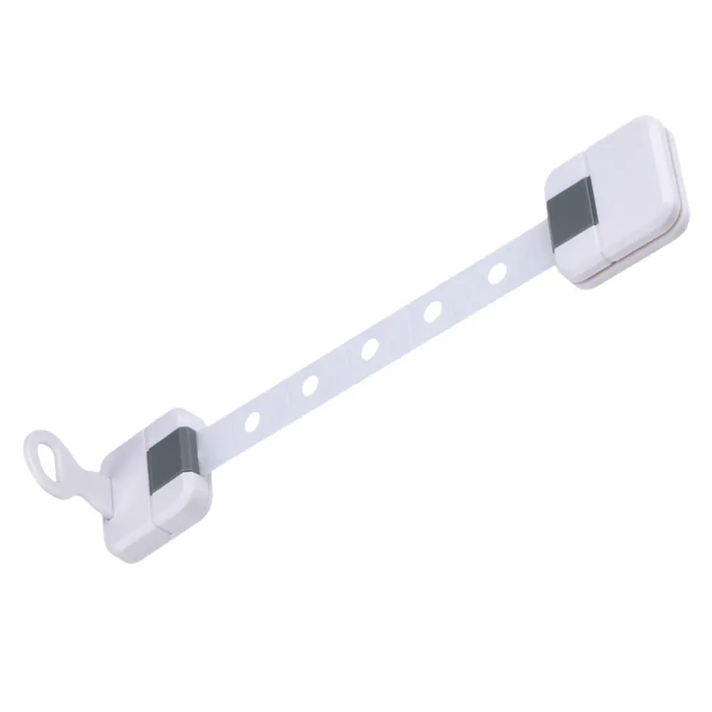 1Set Safety Straps Fridge Locks Self-Adhesive Childproof Doors Anti Pinch Protector Multi-Purpose