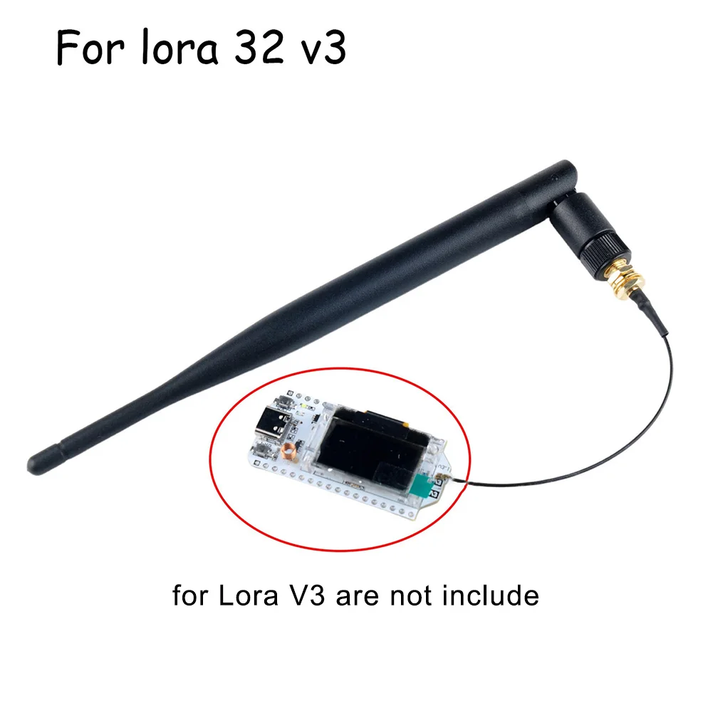 For LoRa Antenna Kit 4pcs Dual Frequency 868MHz 915MHz 5dBi For SMA And For IPX For Meshtastic For LoRaWAN Applications