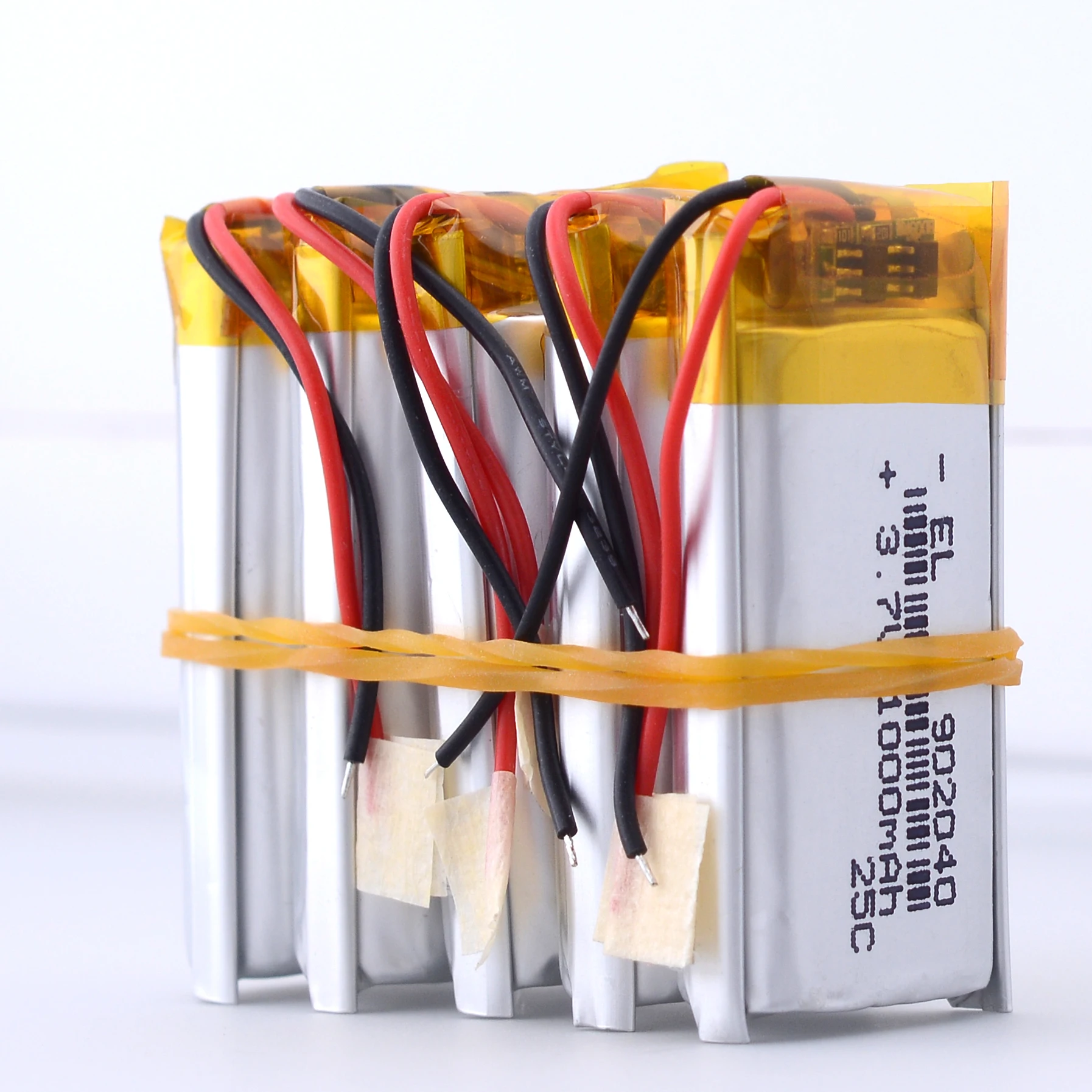 JST 1.25 مللي متر 2pin 902040 3.7 فولت 1000 مللي أمبير بطارية ليثيوم بوليمر يبو قابلة للشحن