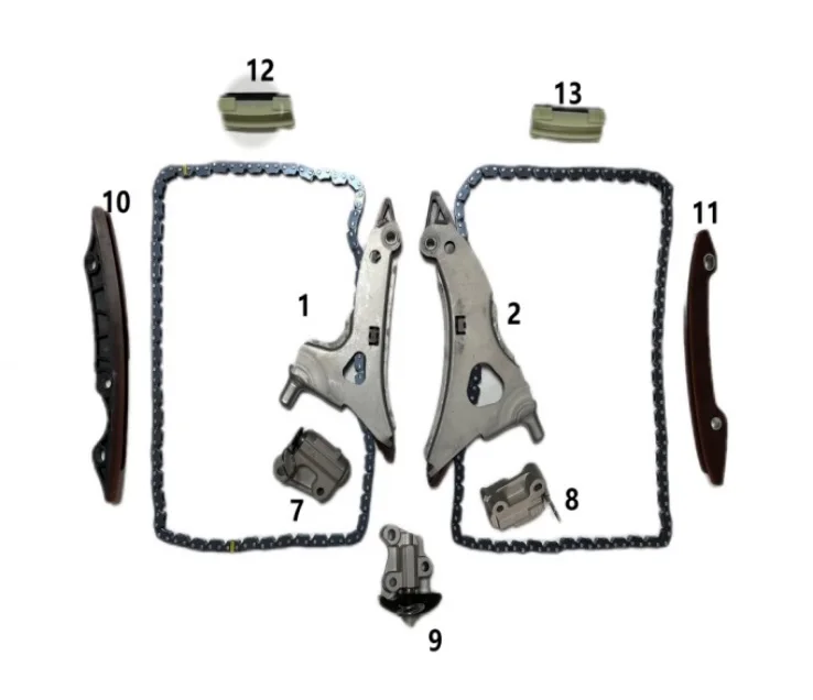 ใหม่ชุดจับเวลา 2760502416 2760502316 เหมาะสําหรับC43 CLS400 E43 E350 E400 ML350 GL450 M276.821 M276.824 M276.955