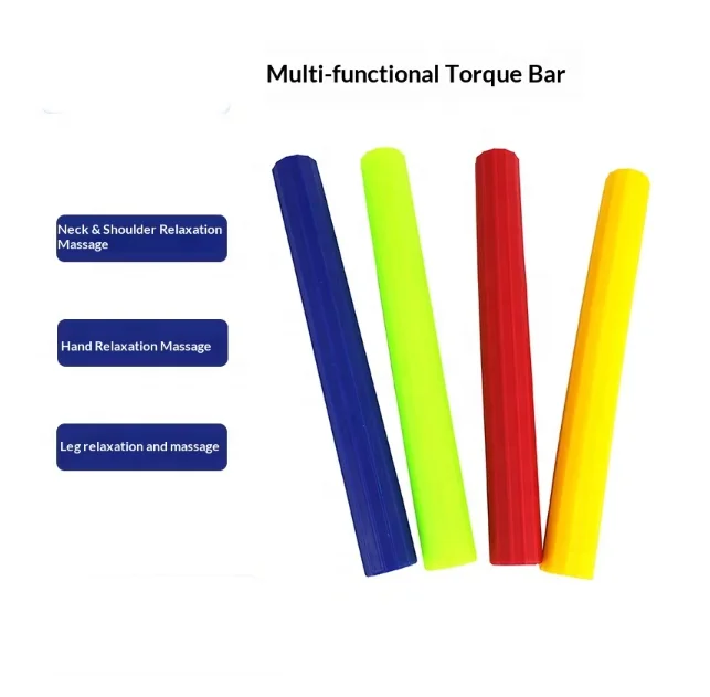 Torque Bar Silicone Arm & Wrist Strength Multifunctional Elastic Fitness Bar Flex Bar Muscle Relax