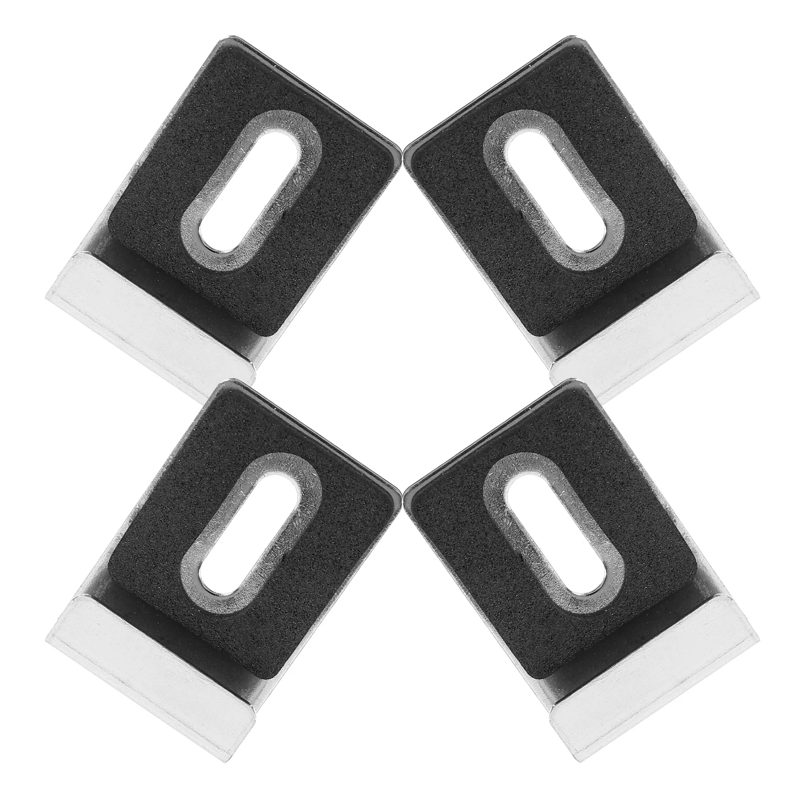 

4 Pcs Steel Mirror Wall Mount Mirror Clips For Wall Mounting Brackets 304 Grade Heavy Duty Glass Retainer Clips For Bathroom
