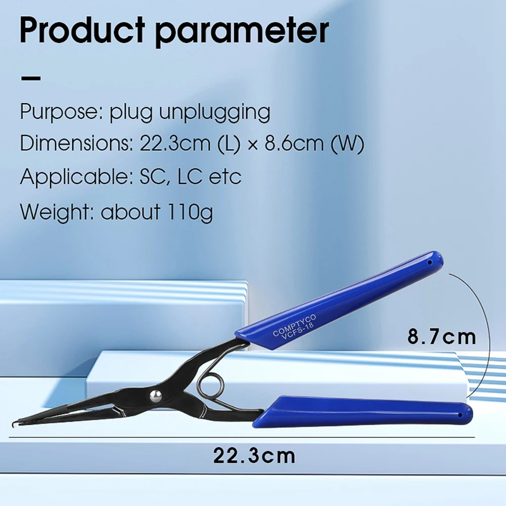 New VCFS-18 SC/LC Fiber Optic Connector Plug and Clamp Pull Tool Pilers Fiber Optic Room Tool