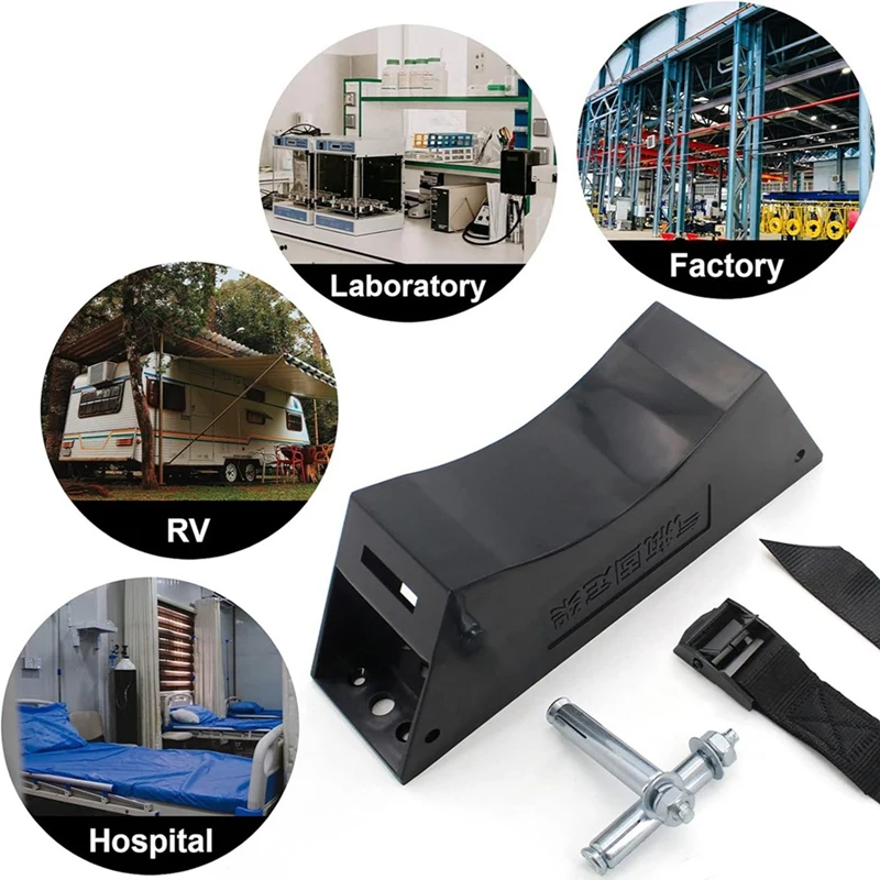 2X Propane Tank Holder, Gas Cylinder Holder, Cylinder Wall Mounted Bracket, Gas Cylinder Holder for Rv Water Softener