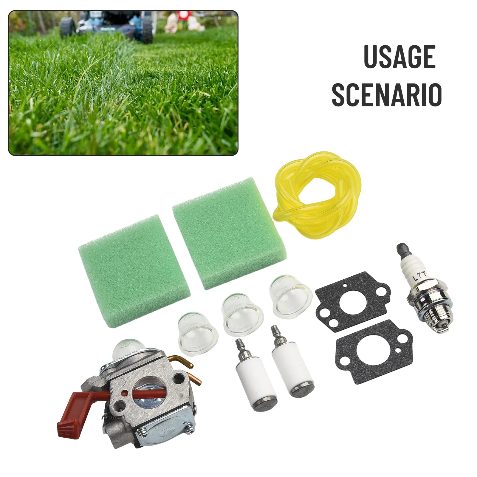 Imagem -04 - Homelite-acessórios Kit de Carburador Sobressalente Juntas B25c Bc2500r D725cd D825sb F2023 F3040 F3050