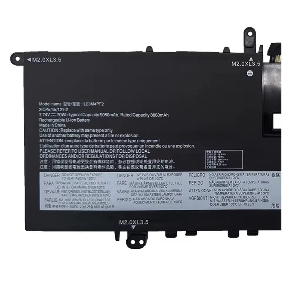 7.74V 70WH L23M4PF2 L23B4PF2 L23C4PF2 Battery for Lenovo Yoga Air 14S 15 Slim7 Gen 9