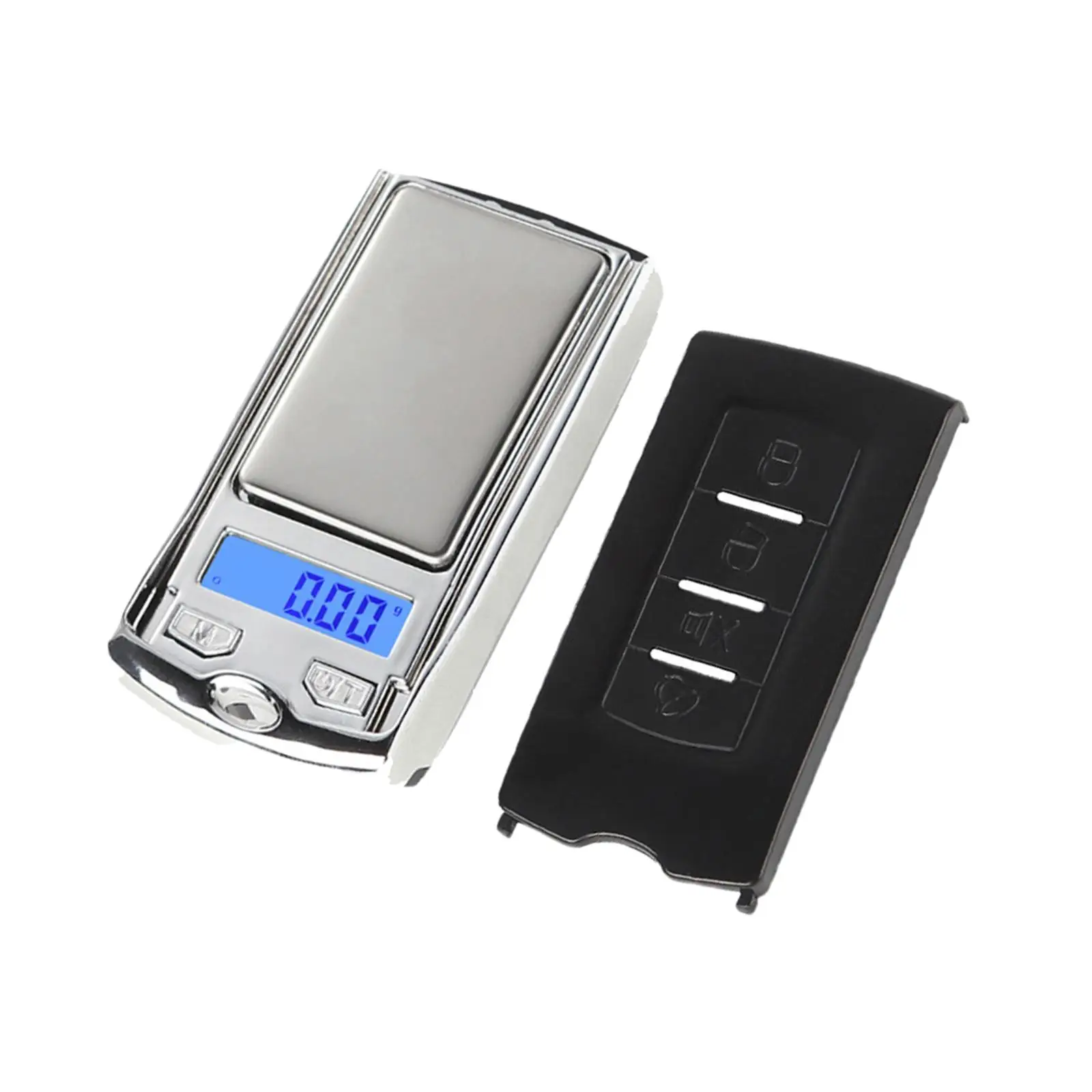 Jewelry Scales LCD Screen ,2032 Powered, Car Key Shape Precision Scales Pocket Scale for Small Gram Gold