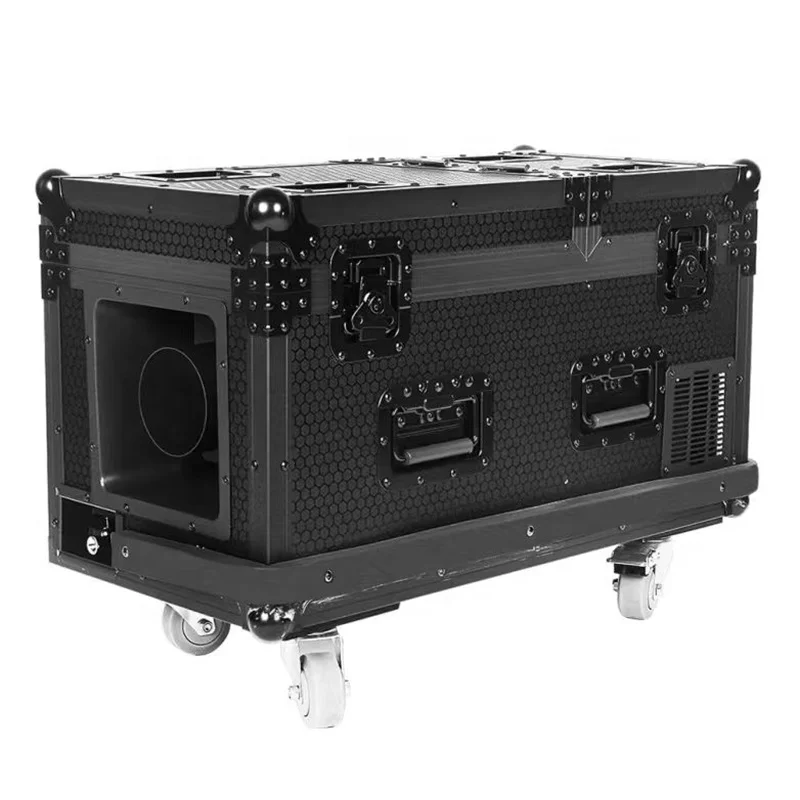 FEIYUEYUE DMX Electric Dual Head Low Fog Machine 2000W 3000W Water Based Stage Smoke Machine For Wedding Party Bar DJ Event