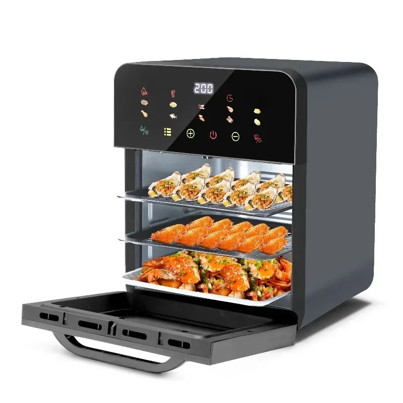 Intelligent visual air electric fryer, household large-capacity multi-function