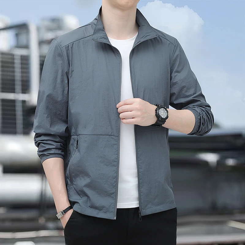 Summer Men's Outdoor Comprehensive Training UV Resistant Jacket Fashionable and Trendy Casual Versatile Sunscreen Skin Clothing