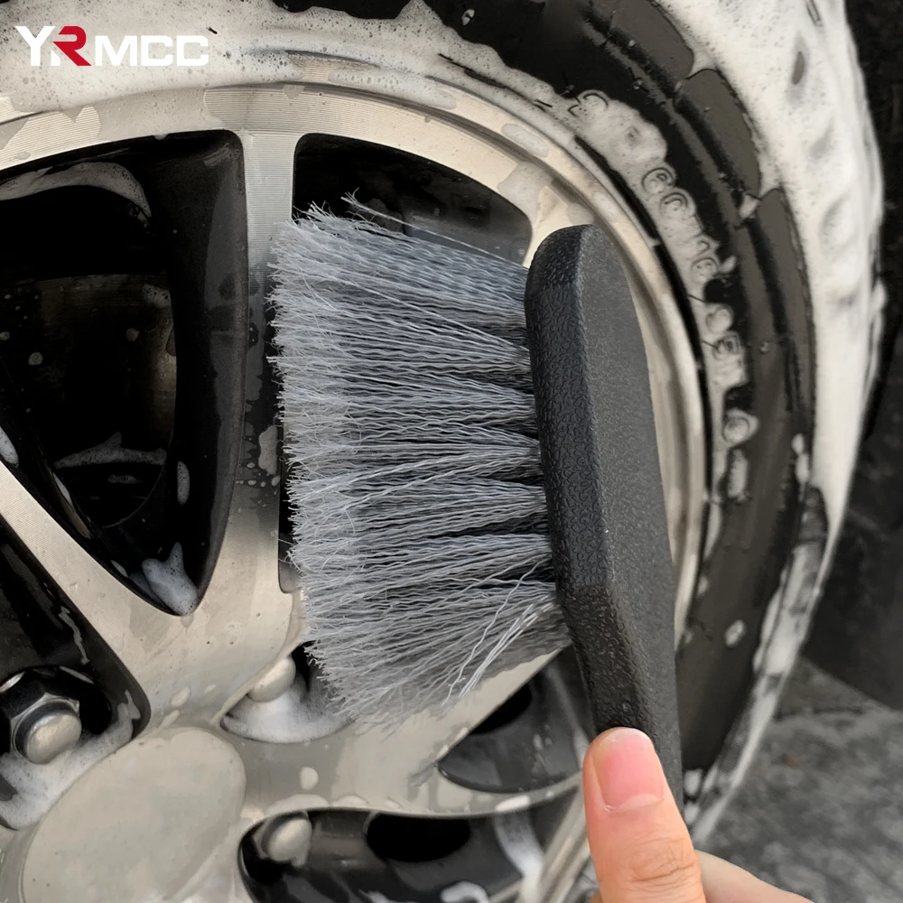 

Car Tire Wheel Rim Cleaning Brush Detailing Brushes Wheel Hub Auto Wash Universal Wheel Tire Cleaning for Car Accessories