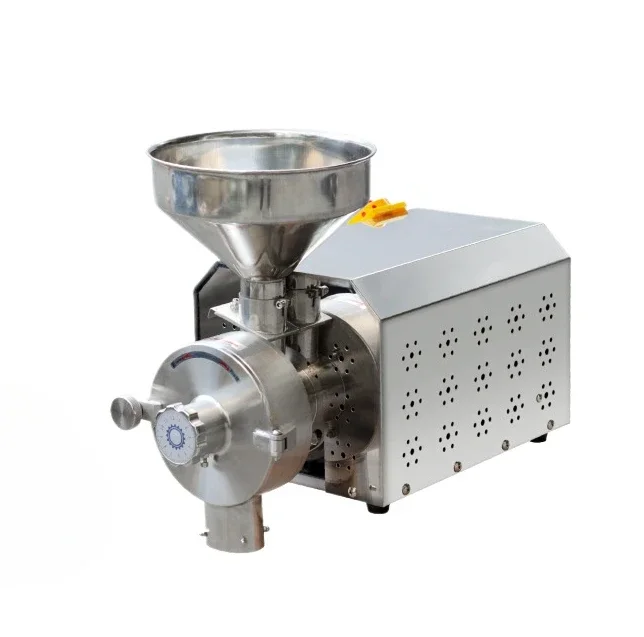 Stainless steel commercial automatic food sesame ultra-fine powder machine grain mill Chinese herbal medicine crusher