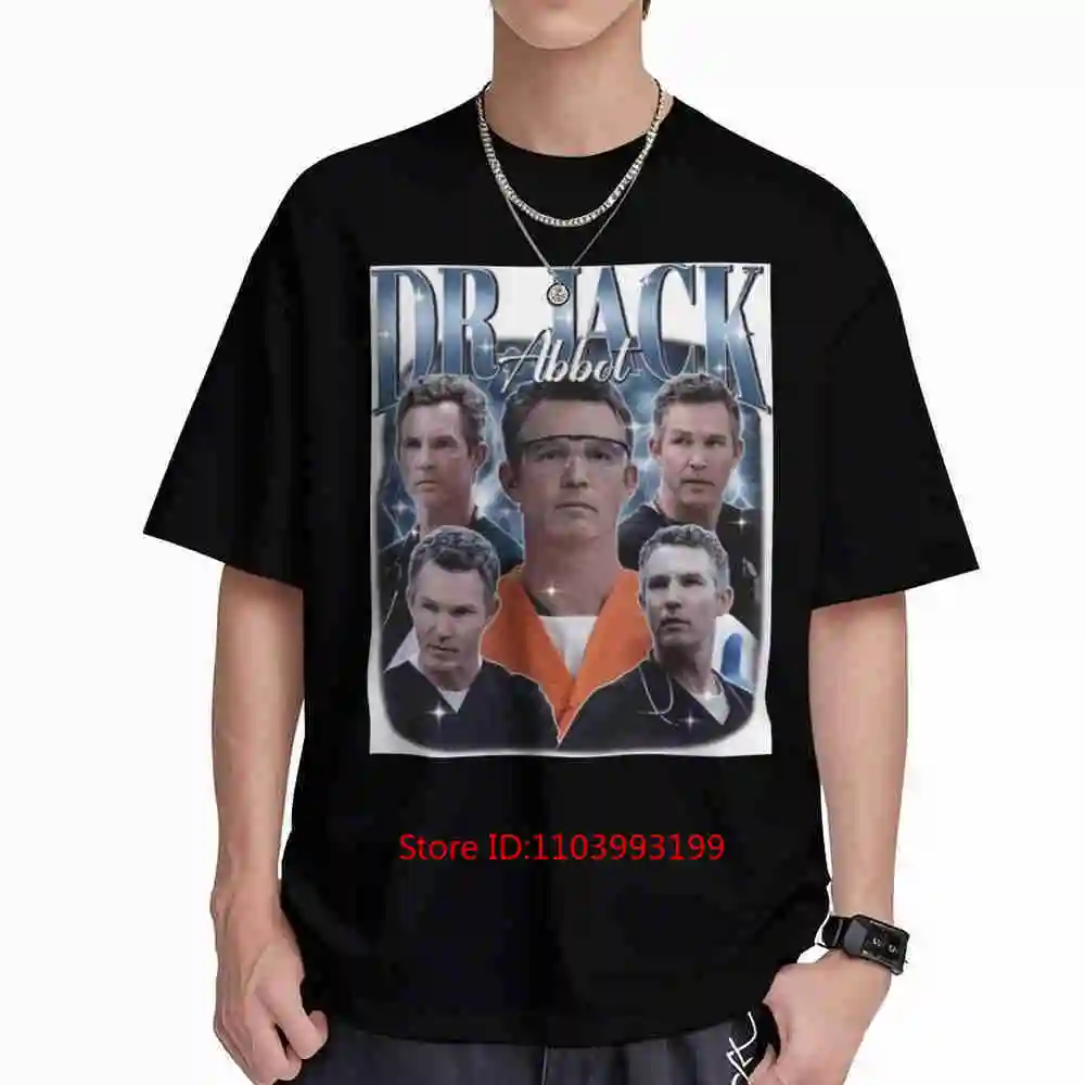 Dr Jack Abbot 90s Bootleg Vintage Homage Actor Tribute Short Sleeve Tee 100% Cotton T-Shirt