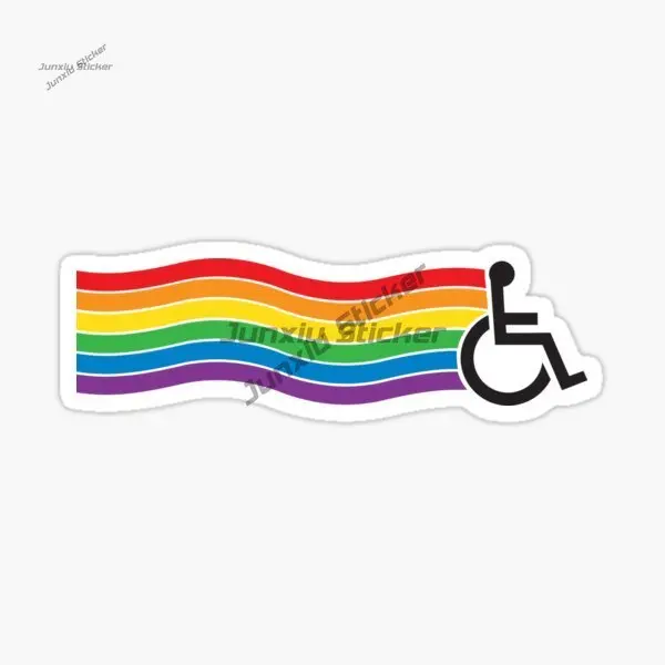 Disabled Wheelchair Warning Sign Creative Personalized Stickers for Car Window Fridge Wall Room Decoration Accessories
