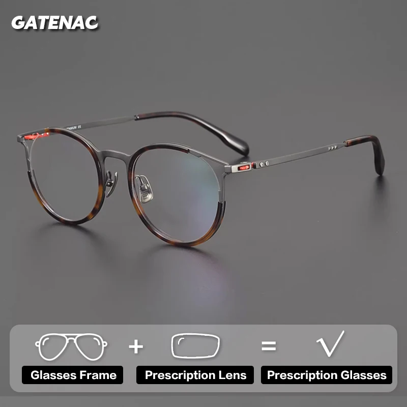 

Gatenac Luxury Brand Prescription Glasses Men Progressive Photochromic Anti Blue Light Reading Glasses Women Myopia Eyewear